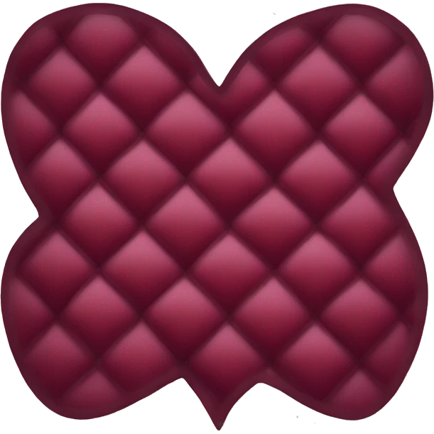 burgundy heart emoji
