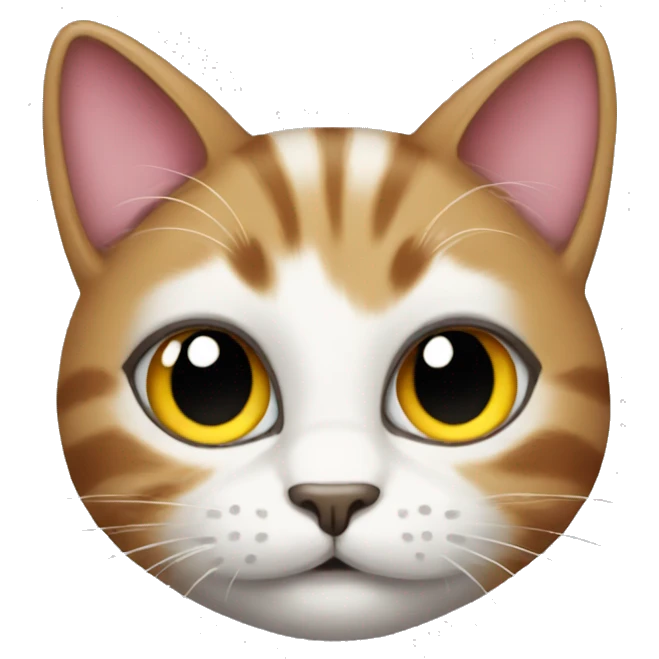 cat wearing nail polish emoji
