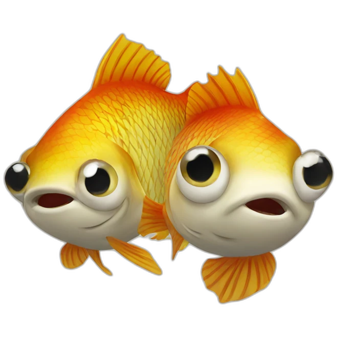two fish kissig emoji
