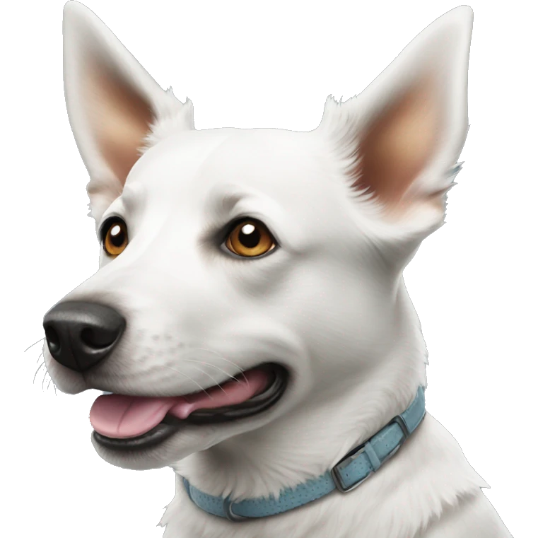 white australian cattle dog emoji