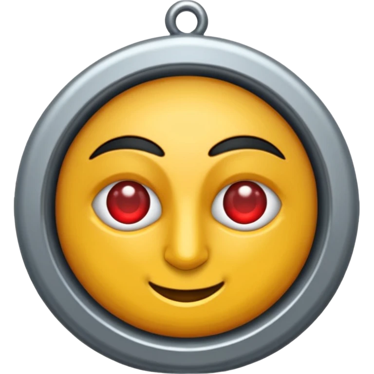Kırmızı  kolye şeklinde sarkaç emoji