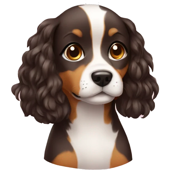 Girl dog emoji