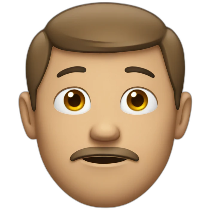 man saying no emoji
