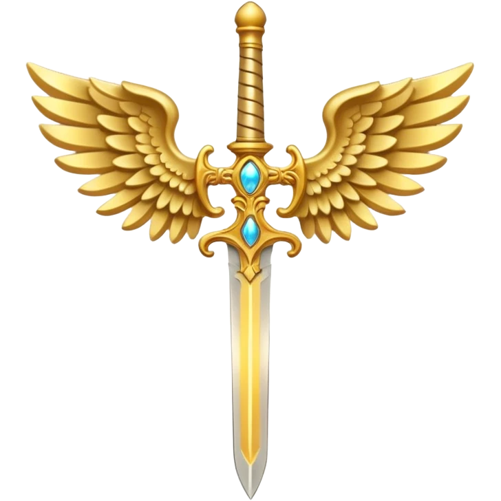 angel sword emoji