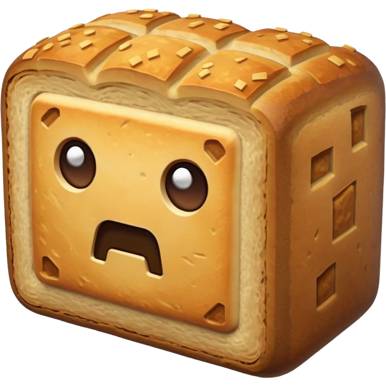 Minecraft bread emoji