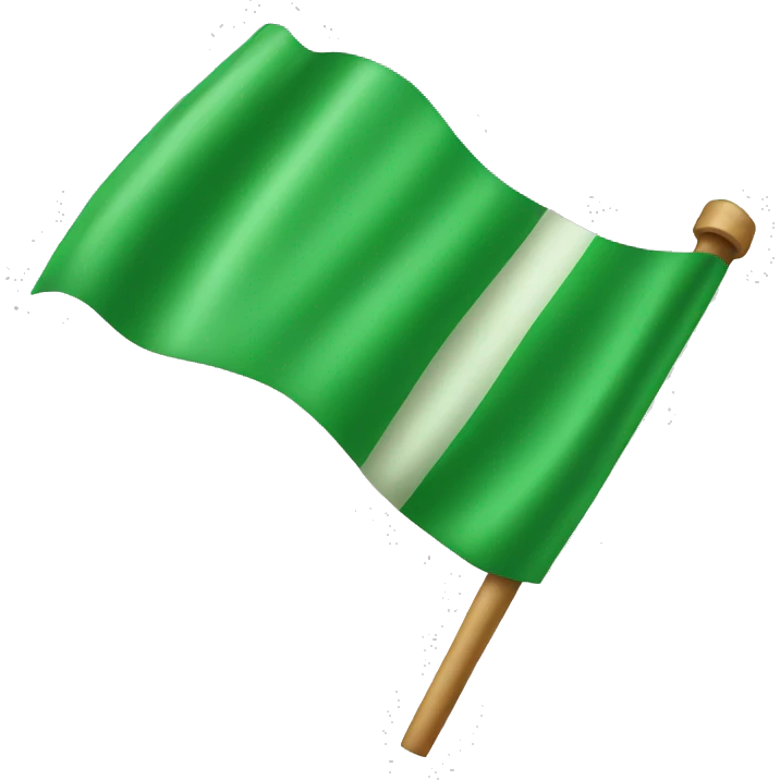 Green flag emoji