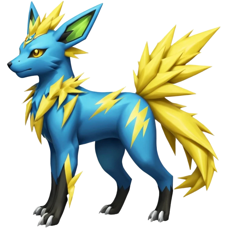 Zygarde-Electrike-Jolteon-Manectric-Fakémon-fusion, full body emoji