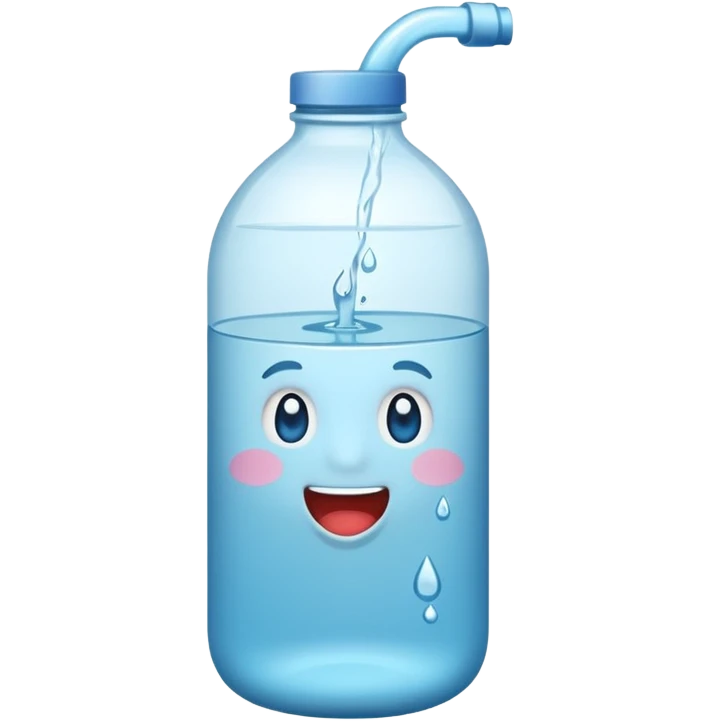 botella de agua emoji