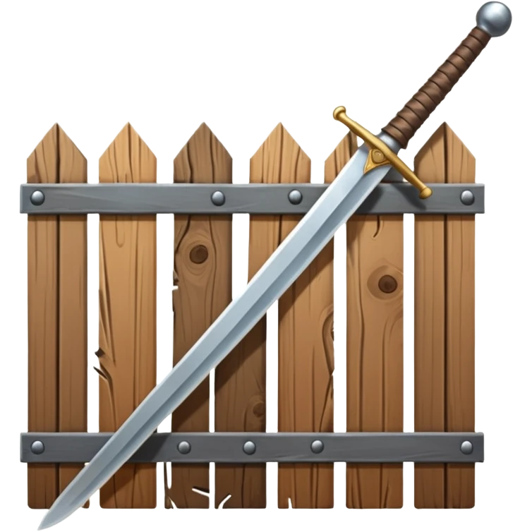 fence sword emoji