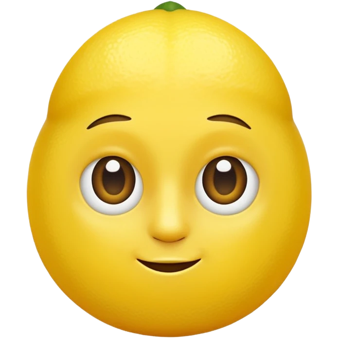 a yellow lemon
































 emoji