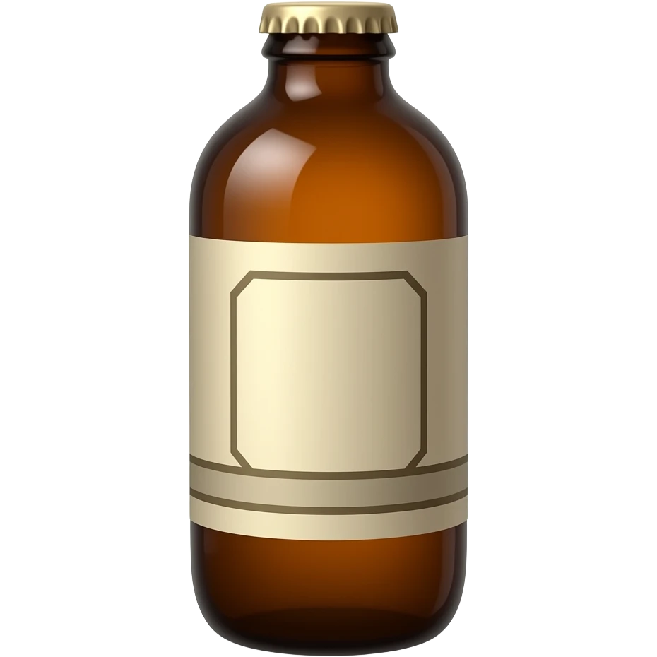 Brown bottle emoji