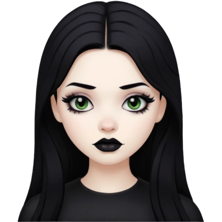 Goth Girl emoji