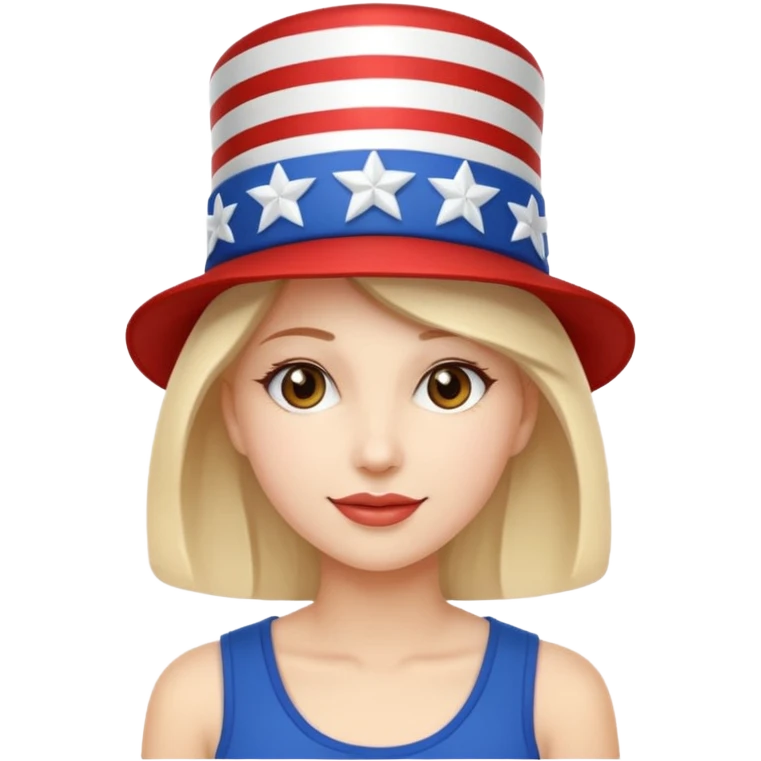 4th of july woman emoji