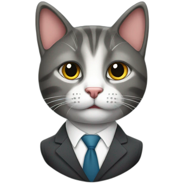 Business cat emoji