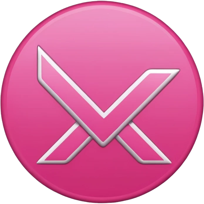 Pink check tick emoji