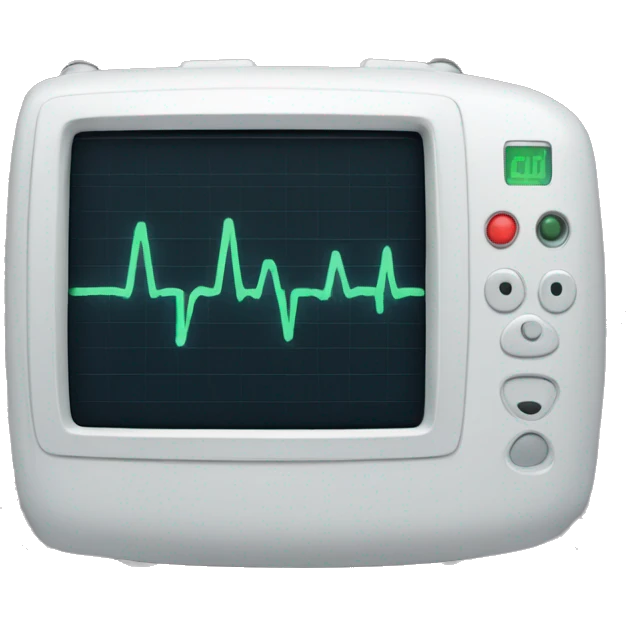 heart monitor emoji
