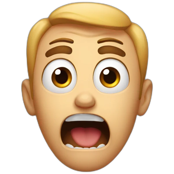 Scared emoji