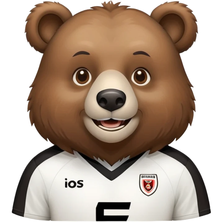 Bear in Fulham kit emoji