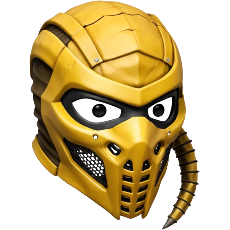 mortal kombat scorpion mask emoji
