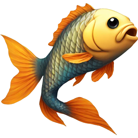 Coy fish emoji