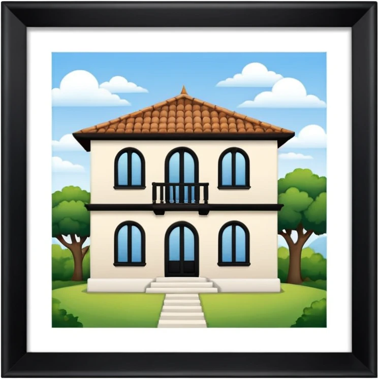 casa blanca que sea mas simple  emoji