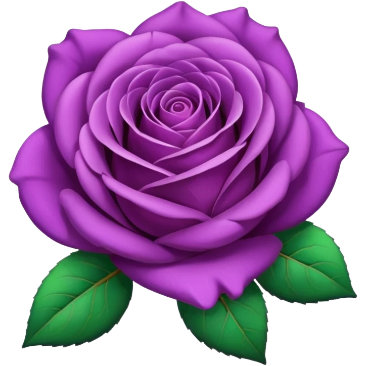 purple rose  emoji