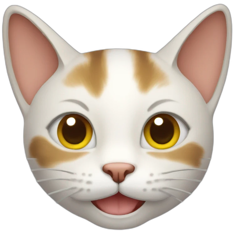Happy cat emoji