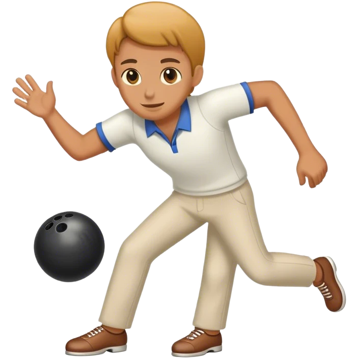playing bowling emoji
