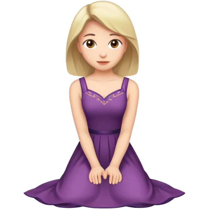 MN sitting on chair Woman kneeling emoji