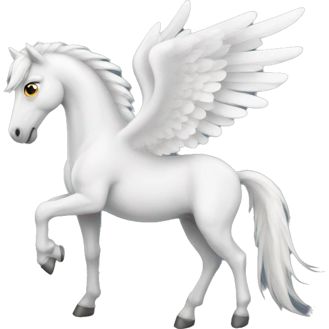 white pegasus emoji