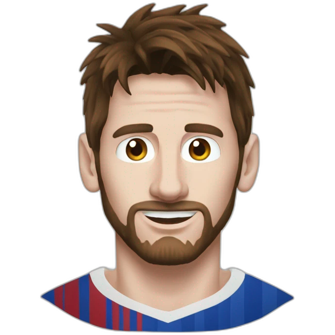Messi sur une chèvre emoji