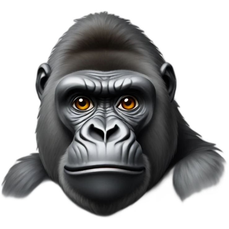 Gorilla with the M letter emoji