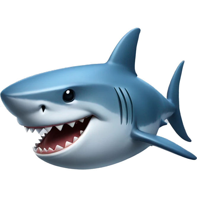 shark with tophat emoji
