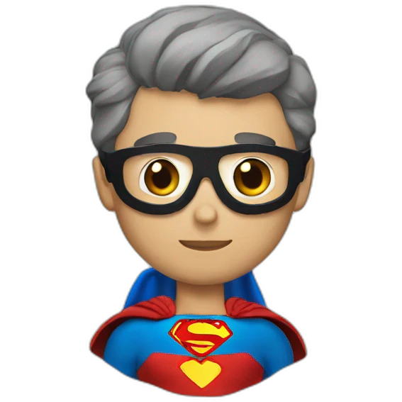 Super man emoji