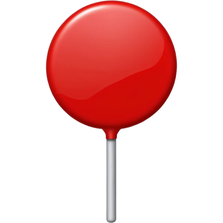 single color roind lollipop emoji
