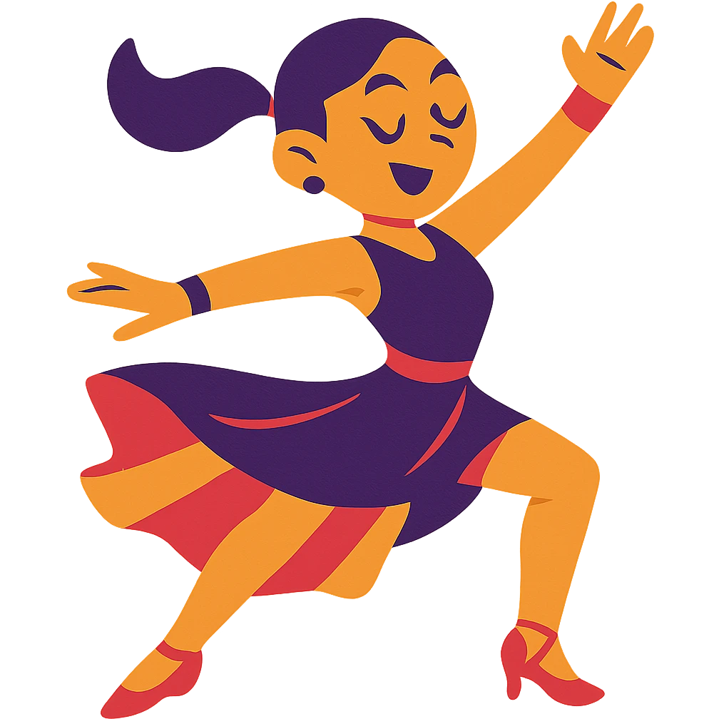 sports ballroom dancing girl emoji