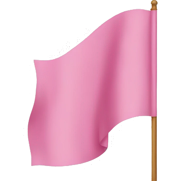 Pink flag emoji
