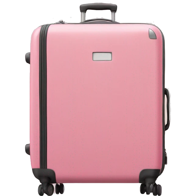 Pink beis luggage emoji