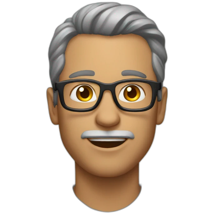 Homem com deleniador emoji
