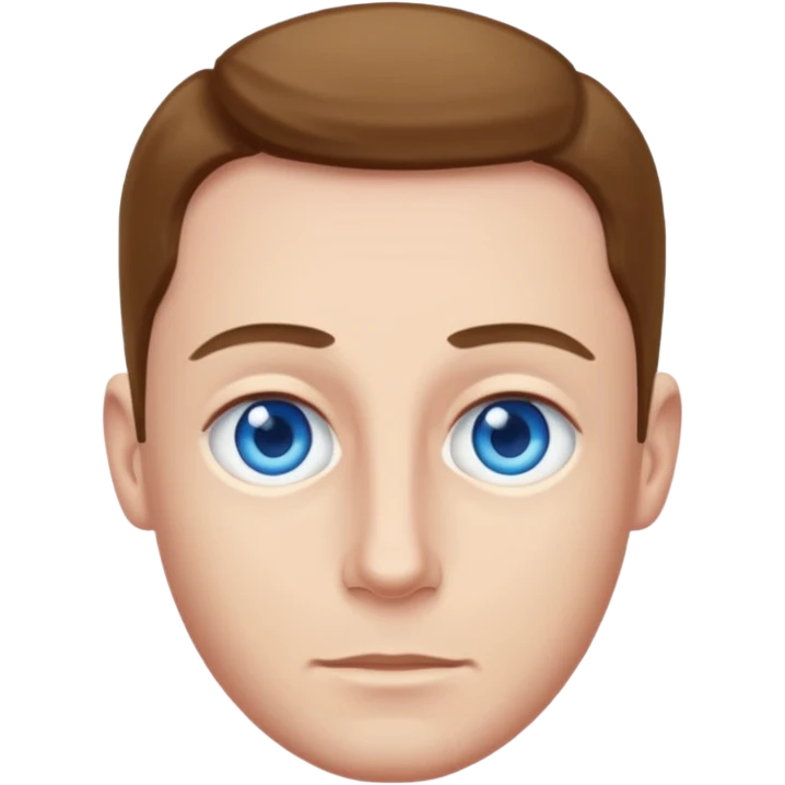 John Hendy with blue eyes emoji