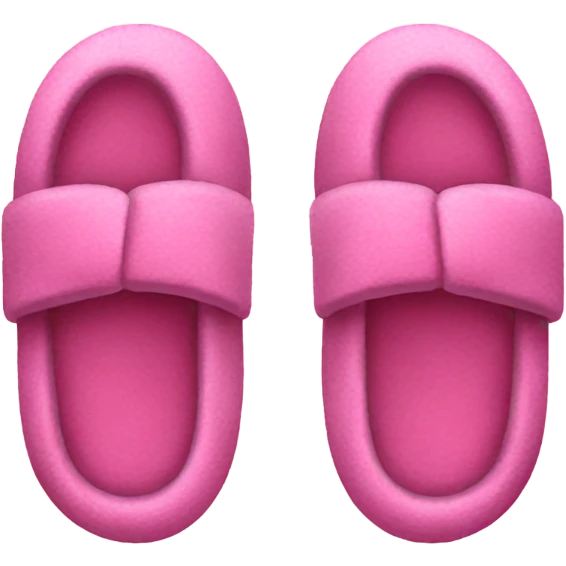 Pink slippers emoji