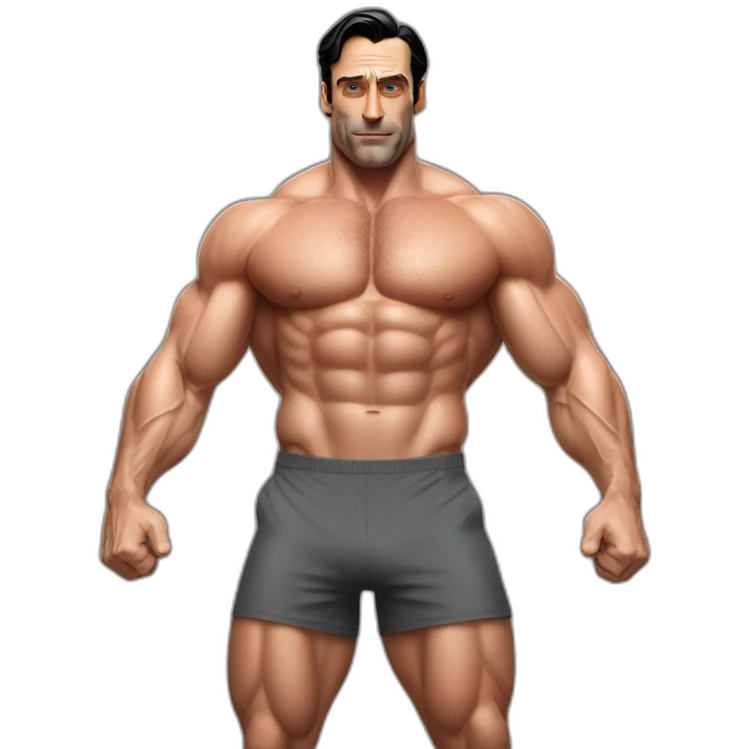 Jon hamm bodybuilder emoji