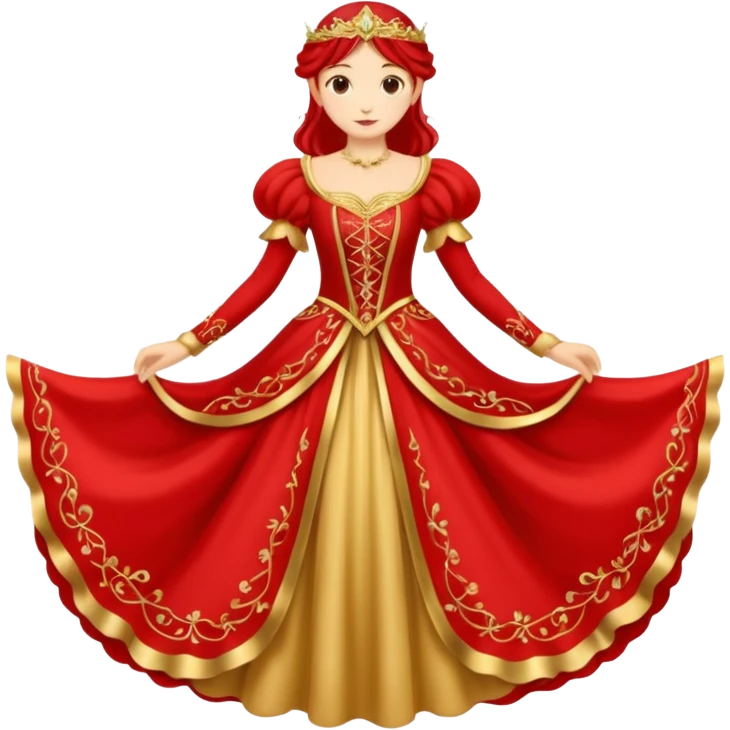 Fairy Tale Costume including red emoji