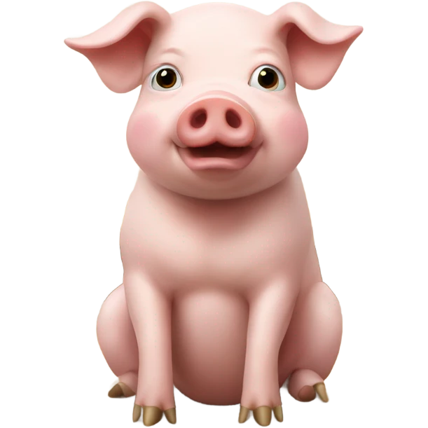 Pig saying “brother may I have some oats” emoji