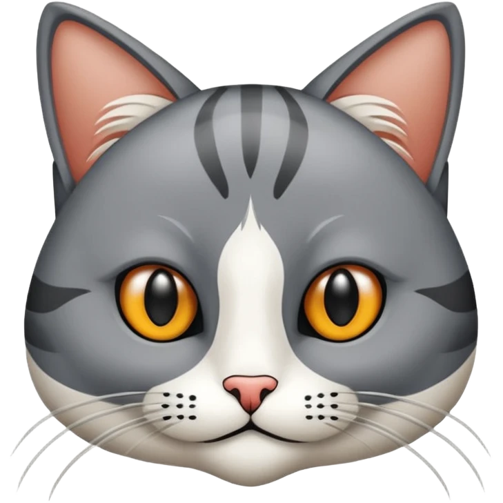 Rengi gri beyaz olan türk bayrağı sallayan kedi emoji