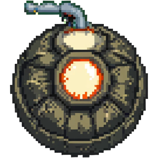black bomb power up without fuse emoji