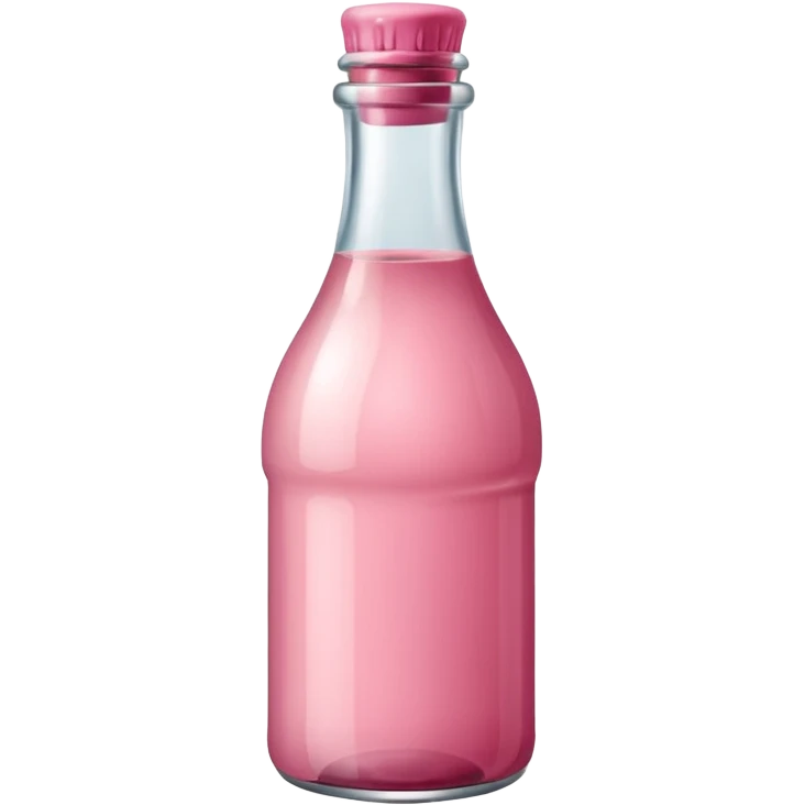 Soft pink bottle of berr emoji