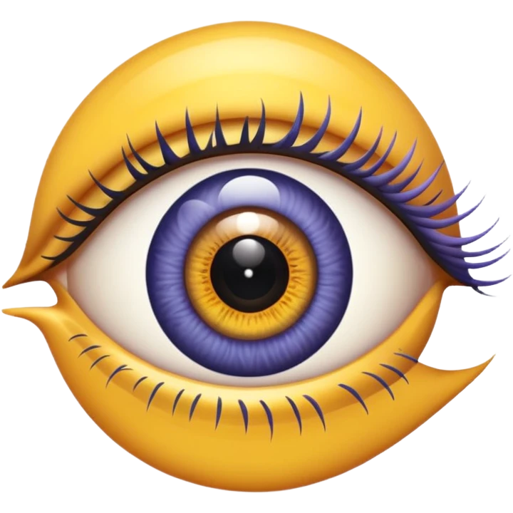 ⚠️ with an eye in it emoji