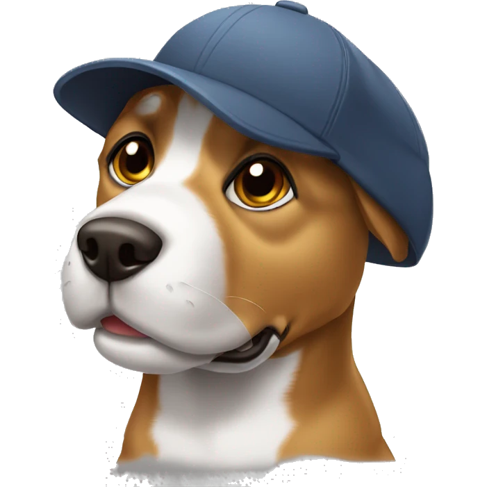 Perro con gorra  emoji