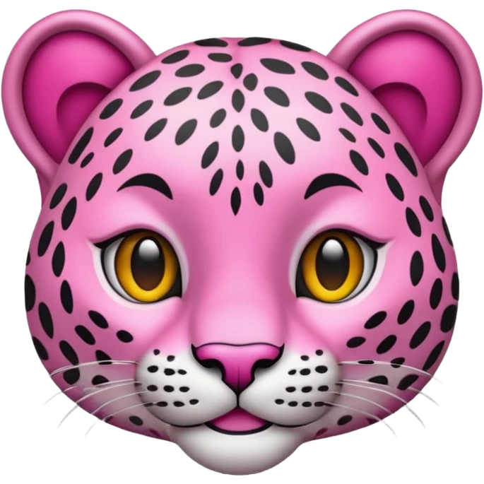Emoji leopardo rosa emoji